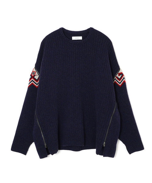 NORDIC ZIPPER KNIT