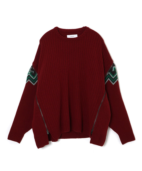 NORDIC ZIPPER KNIT