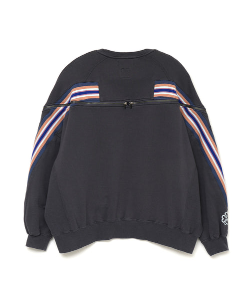 ZIPPER RIB SWEAT