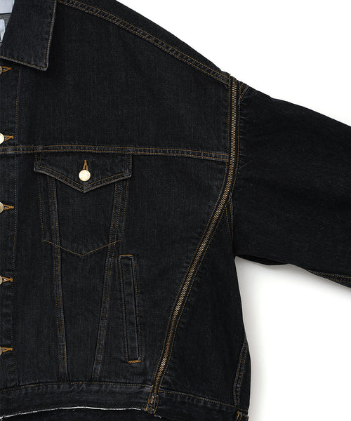 ZIPPER DENIM JACKET