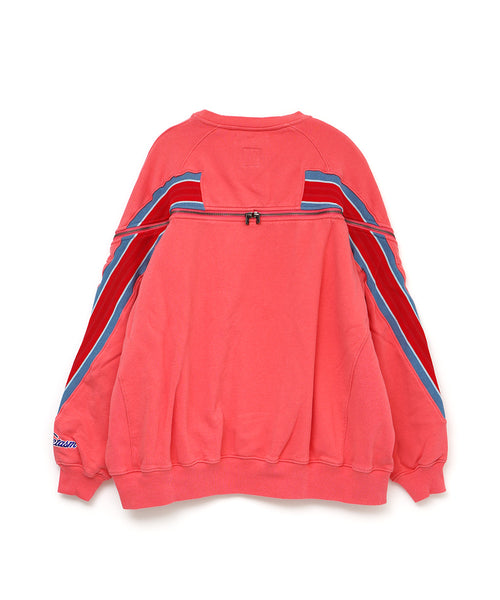 ZIPPER RIB SWEAT