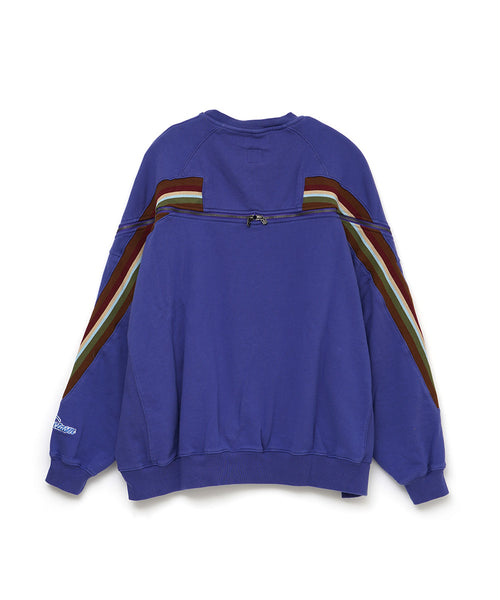 ZIPPER RIB SWEAT