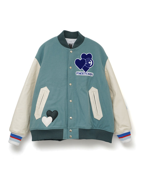 FACETASM×CPD LOVE PATCH STADIUM JACKET