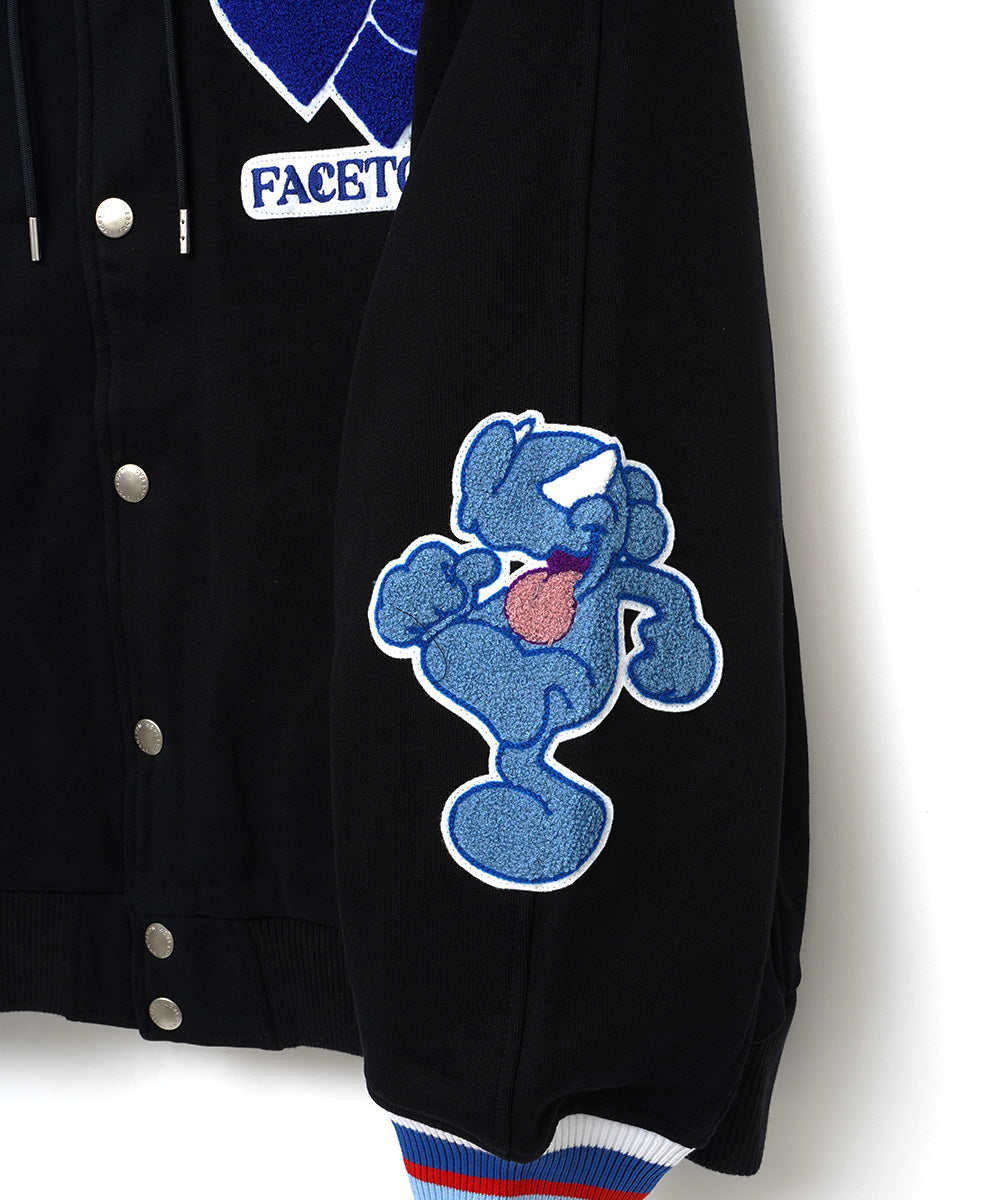 FACETASM×CPD LOVE HOODED STADIUM JACKE