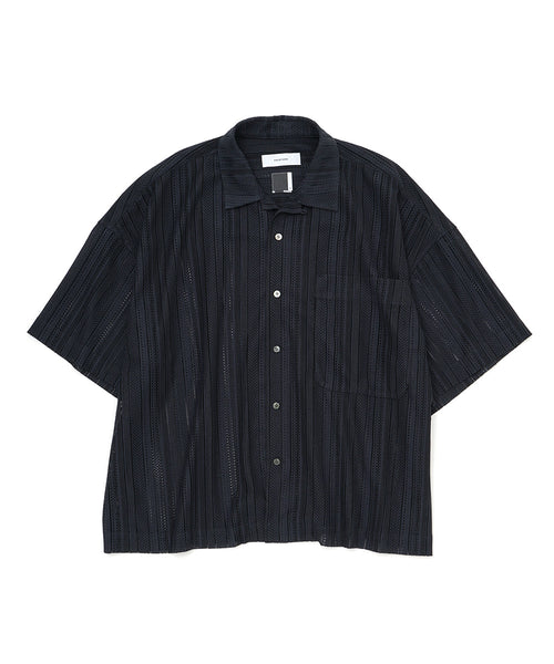 MESH CROPPED SHIRT