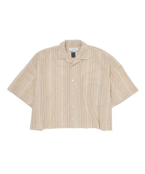 MESH CROPPED SHIRT