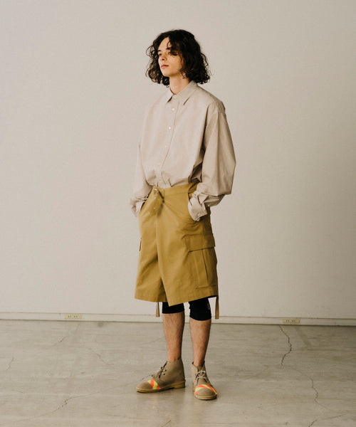 WRAPPED MILITARY SHORTS