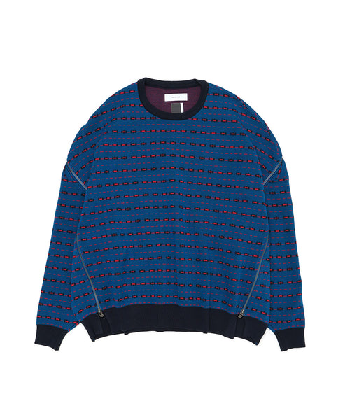 KNIT ZIP SWEAT