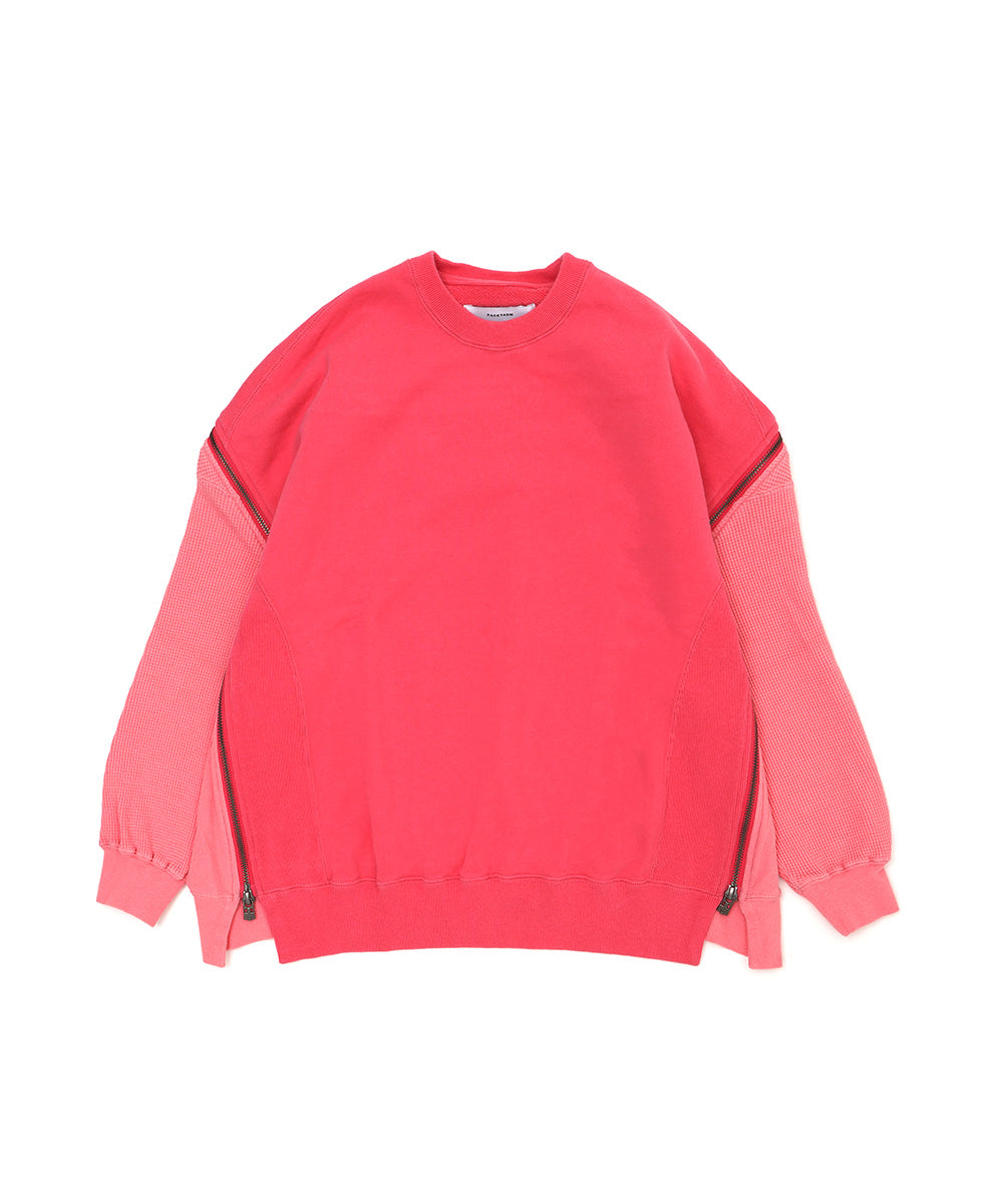 WAFFLE KNIT ZIP SWEAT – FACETASM e-store