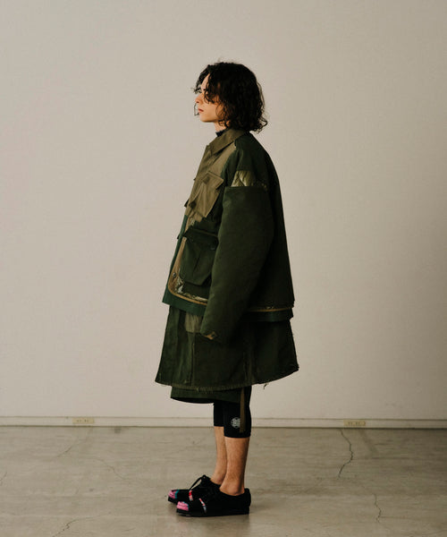 DECONSTRUCTED MILITARY JACKET
